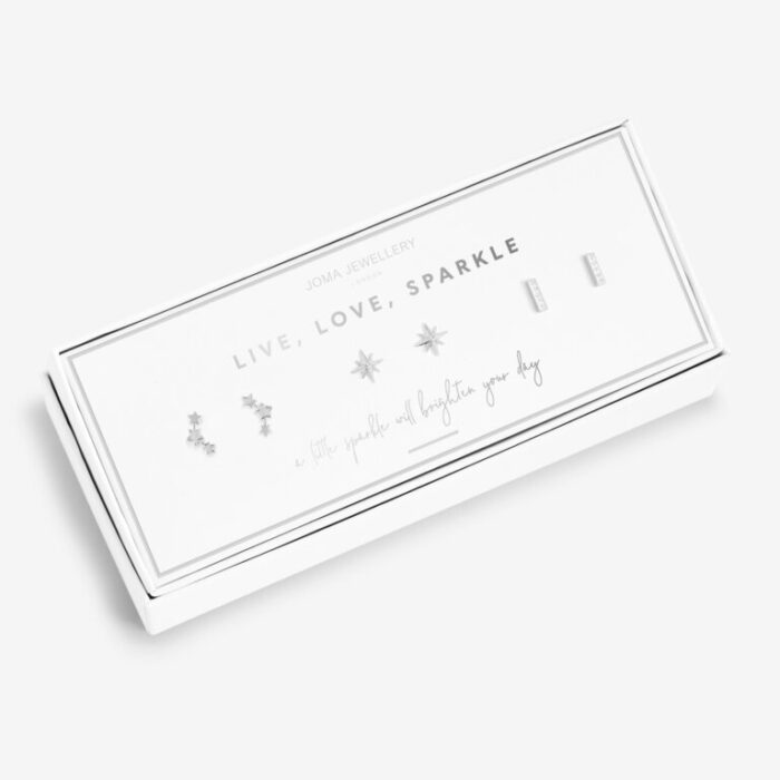 Occasion Earring Box, Live Love Sparkle