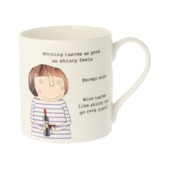 Rosie Made A Thing 'Except Wine' Mug