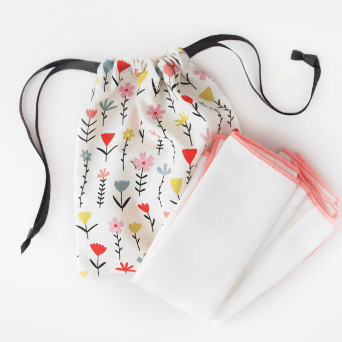 Fleur Natural Fibre Face Cloths
