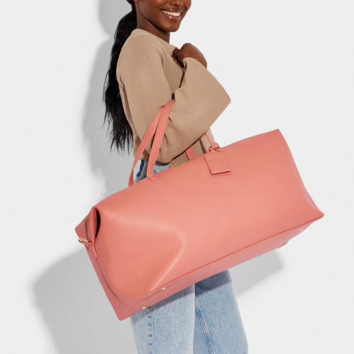 Weekend Holdall in Coral
