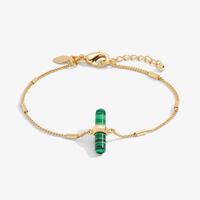 Aura Malachite Bar Bracelet